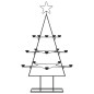vidaXL Metall-Weihnachtsbaum zum Dekorieren Schwarz 105 cm vidaXL Metall-Weihnachtsbaum zum Dekorieren Schwarz 105 cm