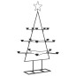 vidaXL Metall-Weihnachtsbaum zum Dekorieren Schwarz 105 cm vidaXL Metall-Weihnachtsbaum zum Dekorieren Schwarz 105 cm