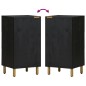 vidaXL Sideboard Schwarz 40x33x75 cm Holzwerkstoff vidaXL Sideboard Schwarz 40x33x75 cm Holzwerkstoff