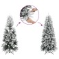 vidaXL Künstlicher Weihnachtsbaum Schlank mit Schnee 240 cm PVC & PE vidaXL Künstlicher Weihnachtsbaum Schlank mit Schnee 240 cm PVC & PE