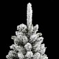 vidaXL Künstlicher Weihnachtsbaum Schlank mit Schnee 240 cm PVC & PE vidaXL Künstlicher Weihnachtsbaum Schlank mit Schnee 240 cm PVC & PE