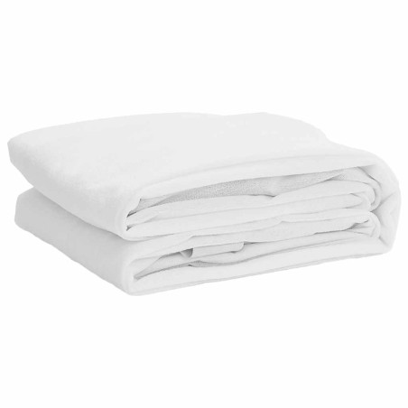 vidaXL Matratzenschoner Weiß 90x190 cm Wasserdicht