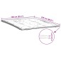 vidaXL Matratzenschoner Weiß 140x220 cm vidaXL Matratzenschoner Weiß 140x220 cm