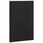 vidaXL Badspiegel Schwarz 50x70x2,5 cm Holzwerkstoff und Messing vidaXL Badspiegel Schwarz 50x70x2,5 cm Holzwerkstoff und Messing