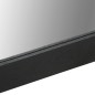 vidaXL Badspiegel Schwarz 50x70x2,5 cm Holzwerkstoff und Messing vidaXL Badspiegel Schwarz 50x70x2,5 cm Holzwerkstoff und Messing