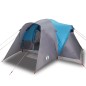 vidaXL Kuppel-Familienzelt 6 Personen Blau Wasserdicht vidaXL Kuppel-Familienzelt 6 Personen Blau Wasserdicht