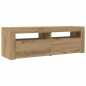 vidaXL TV-Schrank mit LED Artisan-Eiche 120x35x40 cm Holzwerkstoff vidaXL TV-Schrank mit LED Artisan-Eiche 120x35x40 cm Holzwerkstoff