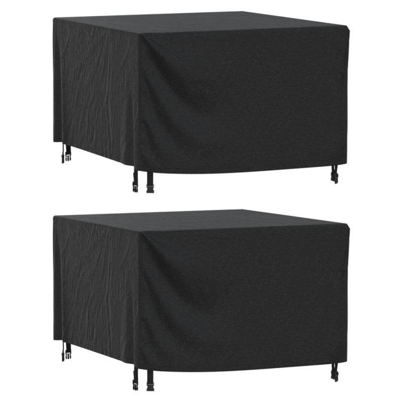 vidaXL Gartenmöbel-Abdeckungen 2 Stk. Schwarz 113x113x73cm Wasserdicht vidaXL Gartenmöbel-Abdeckungen 2 Stk. Schwarz 113x113x73cm Wasserdicht