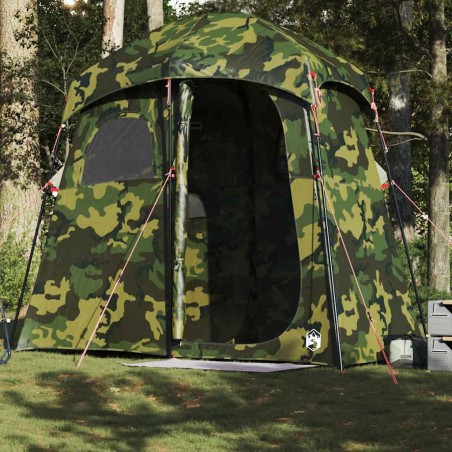 vidaXL Duschzelt 2 Personen Tarnmuster Wasserdicht