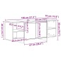 vidaXL TV-Schrank Artisan-Eiche 130x35x50 cm Holzwerkstoff vidaXL TV-Schrank Artisan-Eiche 130x35x50 cm Holzwerkstoff