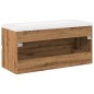 vidaXL Waschbeckenunterschrank mit Einbaubecken Artisan-Eiche vidaXL Waschbeckenunterschrank mit Einbaubecken Artisan-Eiche
