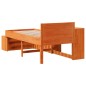 vidaXL Massivholzbett ohne Matratze Wachsbraun 90x190 cm Kiefernholz vidaXL Massivholzbett ohne Matratze Wachsbraun 90x190 cm Kiefernholz