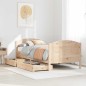 vidaXL Massivholzbett ohne Matratze 75x190 cm Kiefernholz vidaXL Massivholzbett ohne Matratze 75x190 cm Kiefernholz