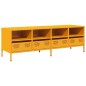 vidaXL TV-Schrank Senfgelb 135x39x43,5 cm Kaltgewalzter Stahl vidaXL TV-Schrank Senfgelb 135x39x43,5 cm Kaltgewalzter Stahl