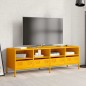 vidaXL TV-Schrank Senfgelb 135x39x43,5 cm Kaltgewalzter Stahl vidaXL TV-Schrank Senfgelb 135x39x43,5 cm Kaltgewalzter Stahl