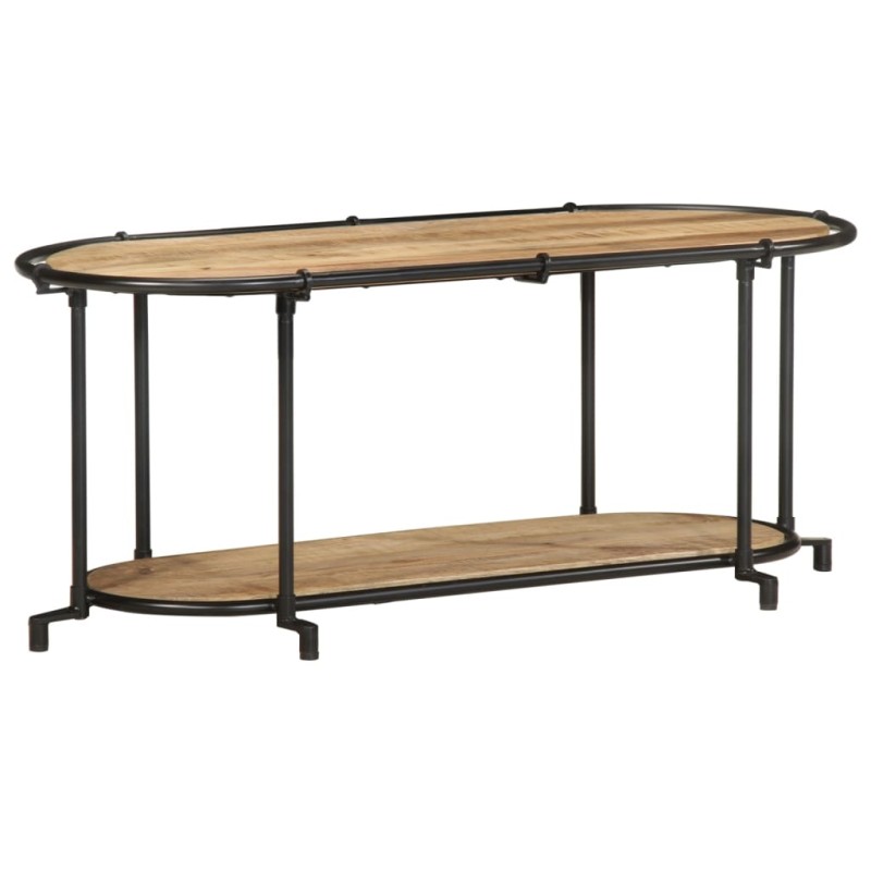 vidaXL TV-Regal 100x42x40 cm Raues Mangoholz vidaXL TV-Regal 100x42x40 cm Raues Mangoholz