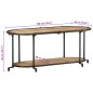 vidaXL TV-Regal 100x42x40 cm Raues Mangoholz vidaXL TV-Regal 100x42x40 cm Raues Mangoholz