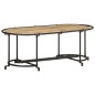 vidaXL Couchtisch 110x55x40 cm Raues Mangoholz vidaXL Couchtisch 110x55x40 cm Raues Mangoholz
