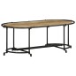 vidaXL Couchtisch 110x55x40 cm Raues Mangoholz vidaXL Couchtisch 110x55x40 cm Raues Mangoholz