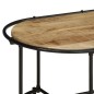 vidaXL Couchtisch 110x55x40 cm Raues Mangoholz vidaXL Couchtisch 110x55x40 cm Raues Mangoholz