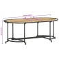 vidaXL Couchtisch 110x55x40 cm Raues Mangoholz vidaXL Couchtisch 110x55x40 cm Raues Mangoholz