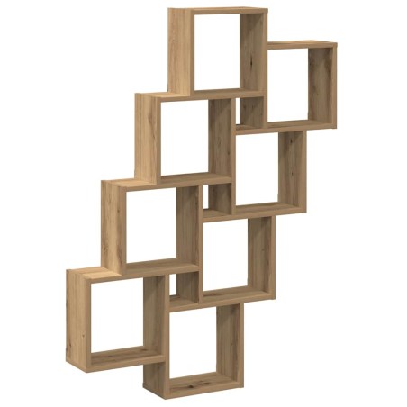 vidaXL Würfelregal Artisan-Eiche 90x15x119,5 cm Holzwerkstoff
