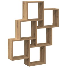 vidaXL Würfelregal Artisan-Eiche 78x15x93 cm Holzwerkstoff