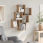 vidaXL Würfelregal Artisan-Eiche 78x15x93 cm Holzwerkstoff