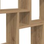 vidaXL Würfelregal Artisan-Eiche 78x15x93 cm Holzwerkstoff