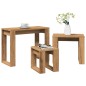 vidaXL Satztische 3 Stk. Artisan-Eiche Holzwerkstoff vidaXL Satztische 3 Stk. Artisan-Eiche Holzwerkstoff