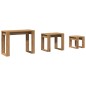 vidaXL Satztische 3 Stk. Artisan-Eiche Holzwerkstoff vidaXL Satztische 3 Stk. Artisan-Eiche Holzwerkstoff