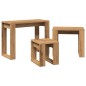 vidaXL Satztische 3 Stk. Artisan-Eiche Holzwerkstoff vidaXL Satztische 3 Stk. Artisan-Eiche Holzwerkstoff