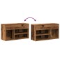 vidaXL Schuhbank Altholz-Optik 80x30x45 cm Holzwerkstoff vidaXL Schuhbank Altholz-Optik 80x30x45 cm Holzwerkstoff