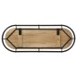 vidaXL Wandgarderobe mit 5 Haken Raues Mangoholz vidaXL Wandgarderobe mit 5 Haken Raues Mangoholz