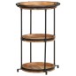 vidaXL Beistelltisch Ø55x83 cm Massivholz Akazie vidaXL Beistelltisch Ø55x83 cm Massivholz Akazie