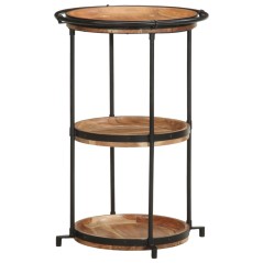 vidaXL Beistelltisch Ø55x83 cm Massivholz Akazie