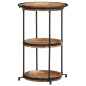 vidaXL Beistelltisch Ø55x83 cm Massivholz Akazie vidaXL Beistelltisch Ø55x83 cm Massivholz Akazie