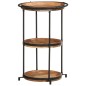 vidaXL Beistelltisch Ø55x83 cm Massivholz Akazie vidaXL Beistelltisch Ø55x83 cm Massivholz Akazie