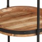 vidaXL Beistelltisch Ø55x83 cm Massivholz Akazie vidaXL Beistelltisch Ø55x83 cm Massivholz Akazie