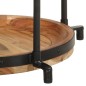vidaXL Beistelltisch Ø55x83 cm Massivholz Akazie vidaXL Beistelltisch Ø55x83 cm Massivholz Akazie