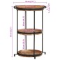 vidaXL Beistelltisch Ø55x83 cm Massivholz Akazie vidaXL Beistelltisch Ø55x83 cm Massivholz Akazie
