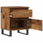 vidaXL Nachttische 2 Stk. Altholz-Optik 40x35x50 cm Holzwerkstoff