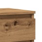 vidaXL Nachttische 2 Stk. Artisan-Eiche 40x35x50 cm Holzwerkstoff