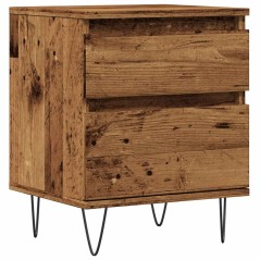 vidaXL Nachttisch Altholz-Optik 40x35x50 cm Holzwerkstoff