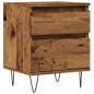 vidaXL Nachttisch Altholz-Optik 40x35x50 cm Holzwerkstoff