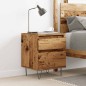 vidaXL Nachttisch Altholz-Optik 40x35x50 cm Holzwerkstoff