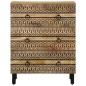 vidaXL Sideboard 60x33,5x75 cm Raues Mangoholz vidaXL Sideboard 60x33,5x75 cm Raues Mangoholz