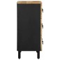 vidaXL Sideboard 60x33,5x75 cm Raues Mangoholz vidaXL Sideboard 60x33,5x75 cm Raues Mangoholz
