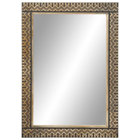 vidaXL Badspiegel 50x70 cm Massivholz Mango und Glas