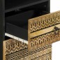 vidaXL Badschrank 38x33,5x160 cm Massivholz Mango